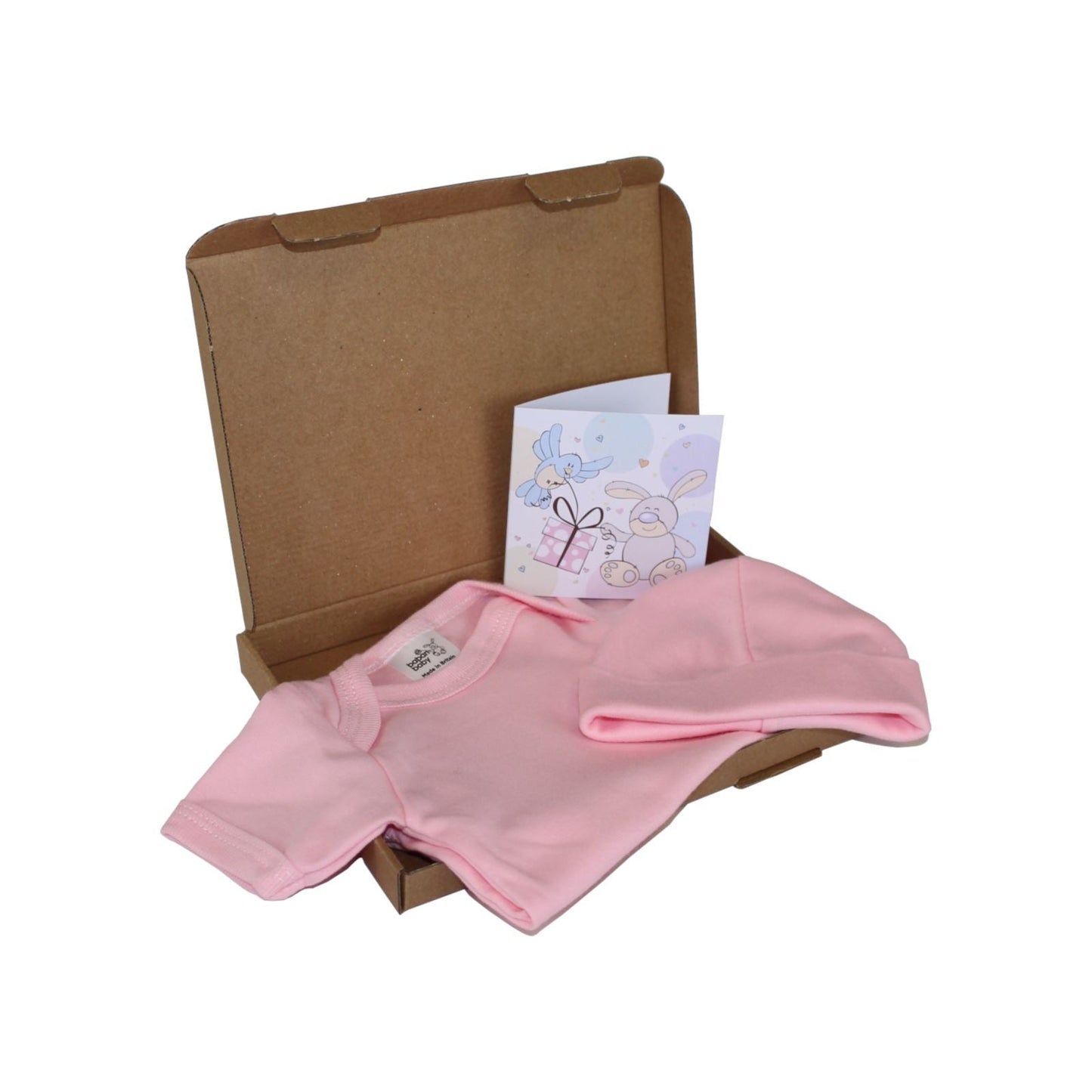 Baban Baby Small Gift Box - Pure Cotton Clothing - Pink