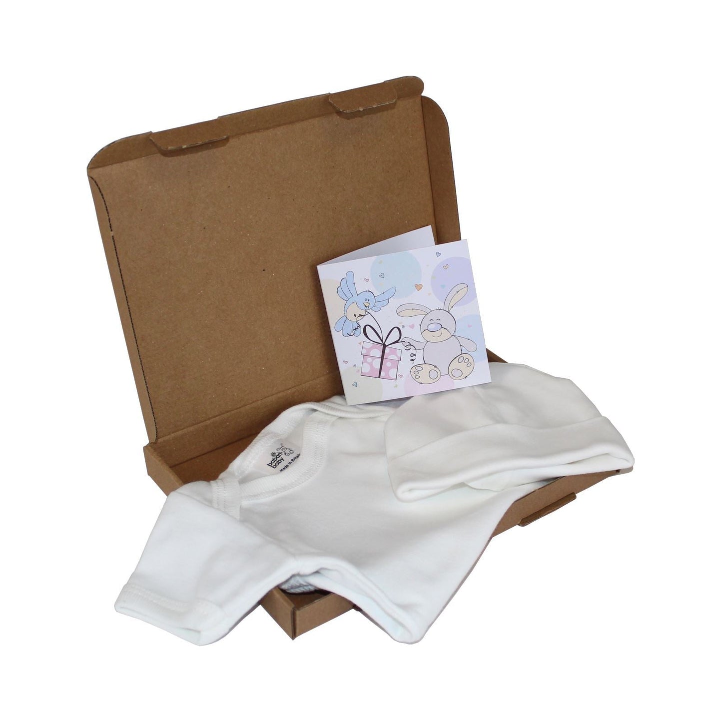 Baban Baby Small Gift Box - Pure Cotton Clothing - White