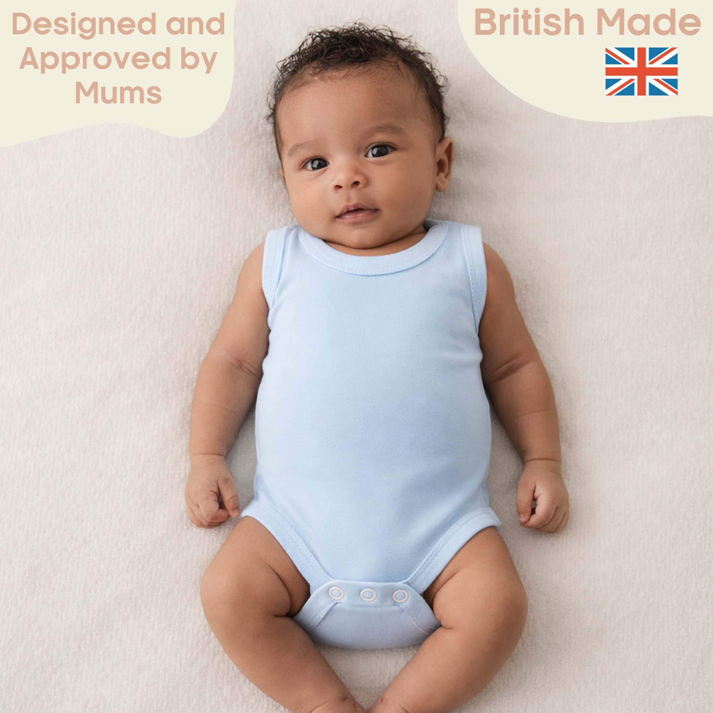Baban Baby Sleeveless Bodysuit
