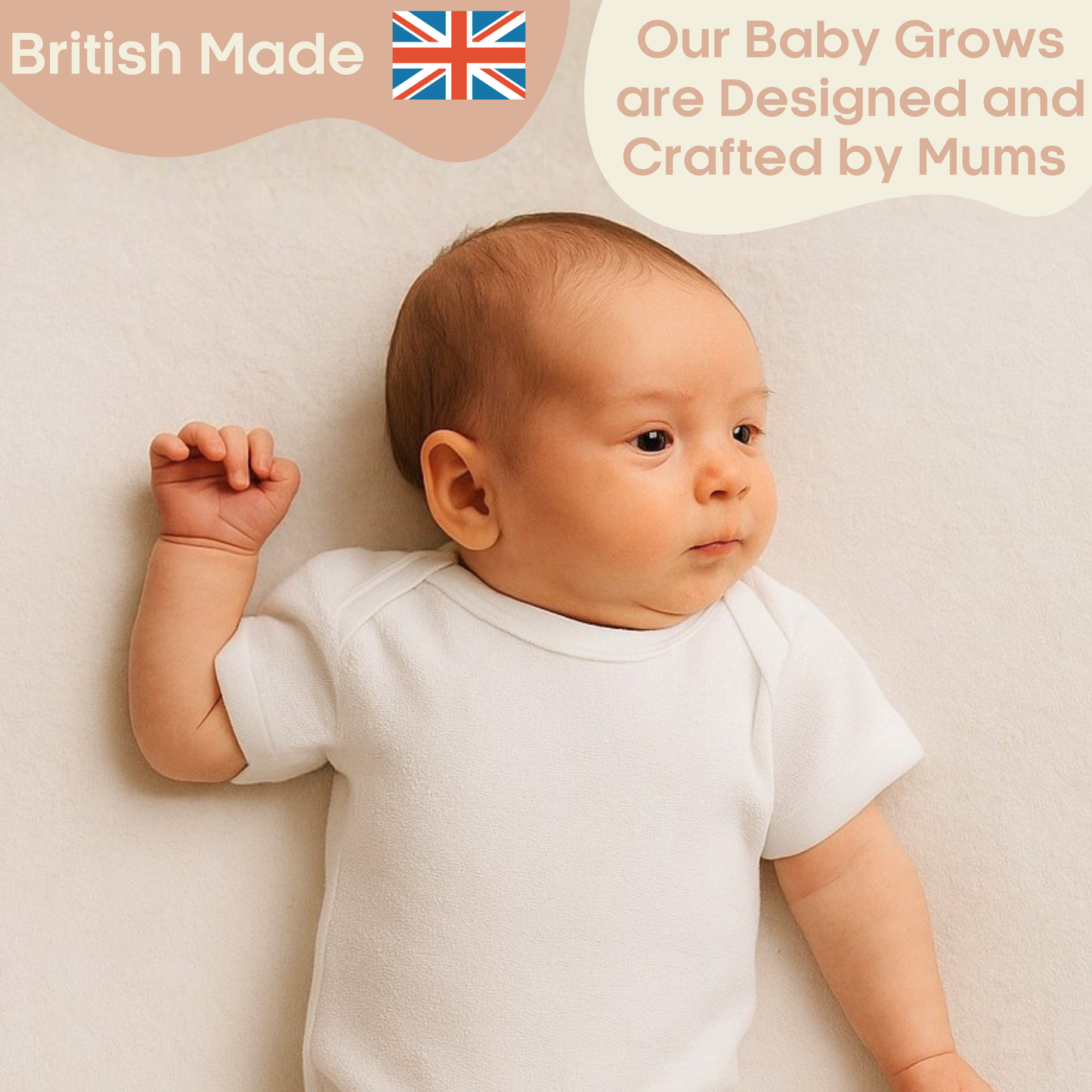 Baban Baby Premature Terry Towelling Bodysuit