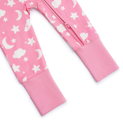 Bamboo Viscose Zipper Sleepsuit