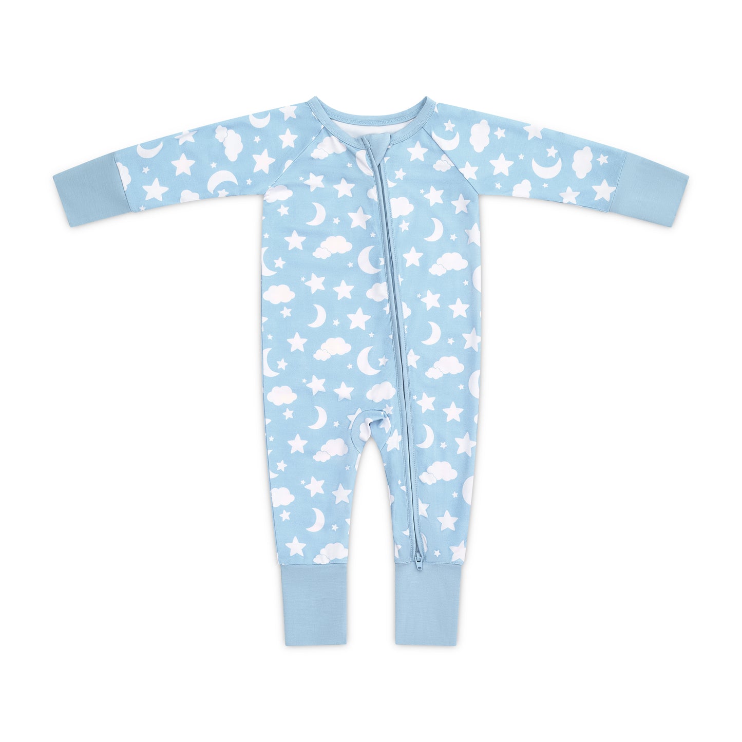 Bamboo Viscose Zipper Sleepsuit