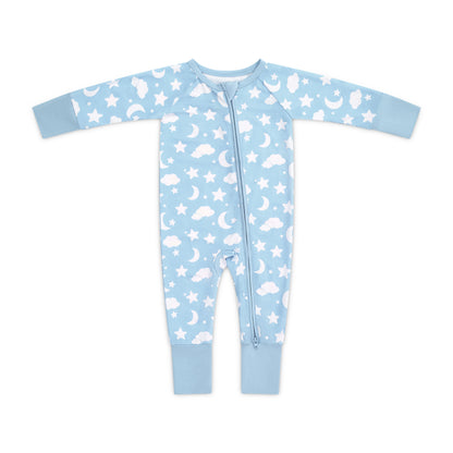 Bamboo Viscose Zipper Sleepsuit