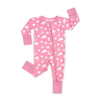 Bamboo Viscose Zipper Sleepsuit