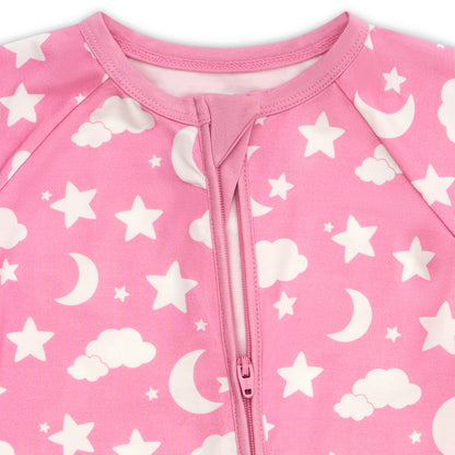 Bamboo Viscose Zipper Sleepsuit