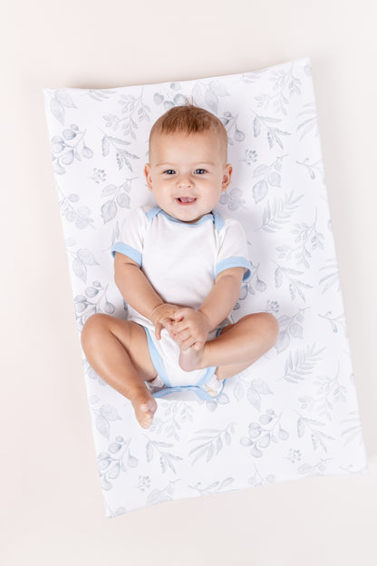 Baban Baby Contrast Trim Bodysuits - 2 Pack