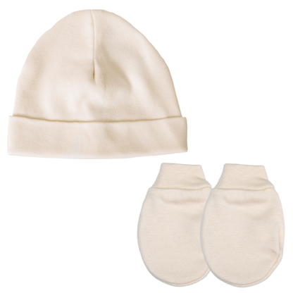 Baban Baby Premature Hat and Scratch Mittens Set