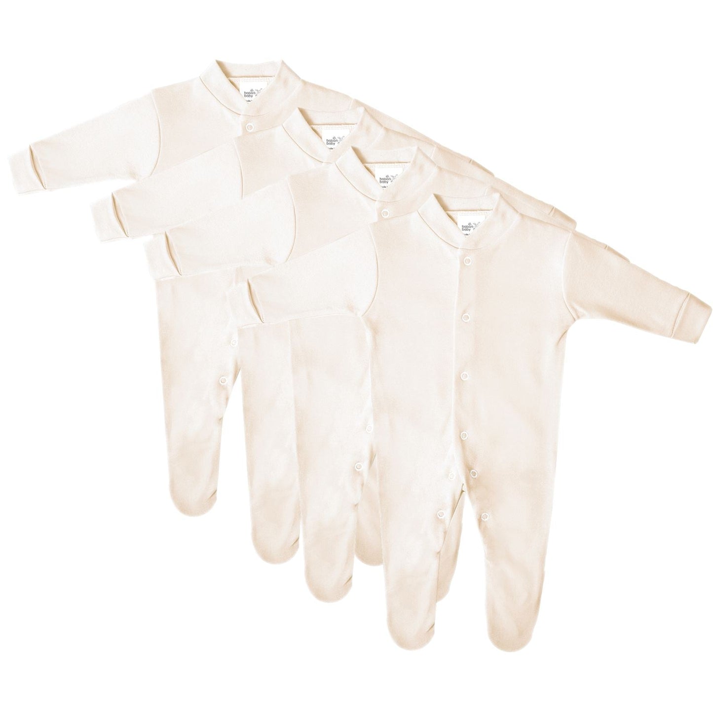 Baban Baby Sleepsuits - 4 Pack