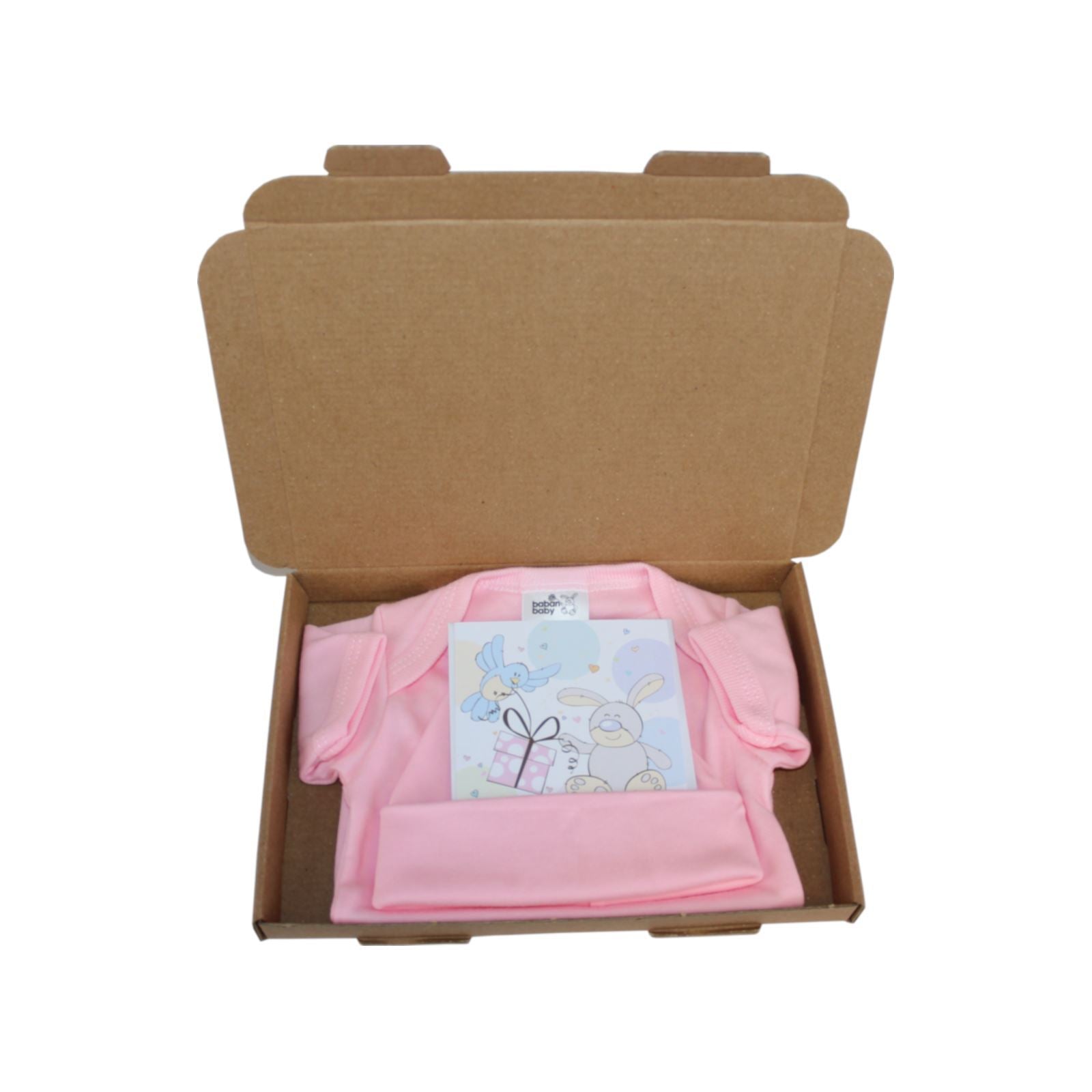 Baban Baby Small Gift Box - Pure Cotton Clothing - Pink