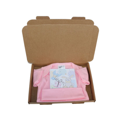 Baban Baby Small Gift Box - Pure Cotton Clothing - Pink